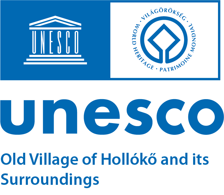 UNESCO és Világörökségi helyszínek Magyarországon Hollókő logó